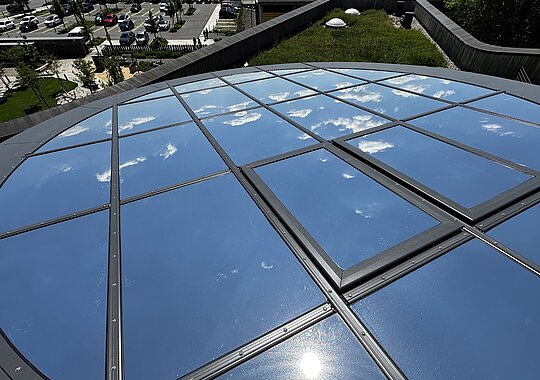 Sonnenschutzfolie Besucherzentrum